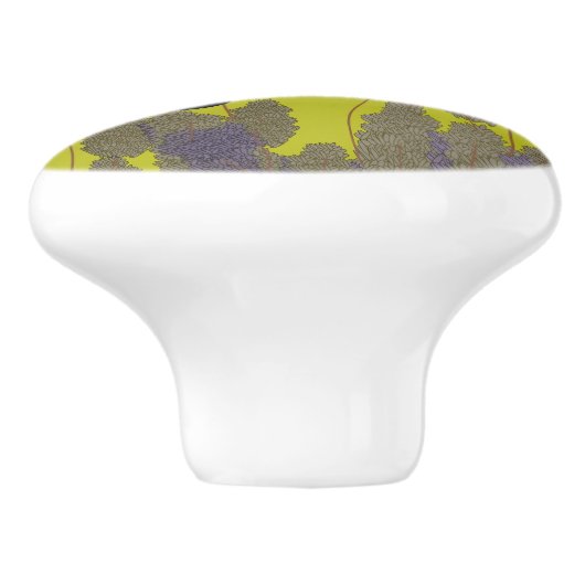 Bouton en céramique lavande (Côté)