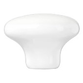 Bouton en céramique Lucky 4 Leaf Irish Clover (Côté)