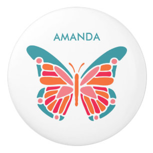 Bouton en céramique nommé fait sur commande de