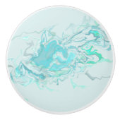 Bouton en céramique Ocean Swirl II (Devant)