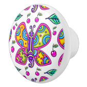 Bouton en céramique papillon 1 (Droite)