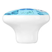 Bouton en céramique Papillons (Côté)