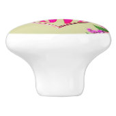 Bouton en céramique peint à la main - Armoire arti (Côté)