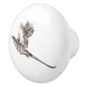 Bouton en céramique personnalisée Pheasant à cou c (Droite)