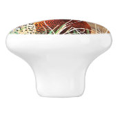 Bouton en céramique personnalisée Pheasant à cou c (Côté)