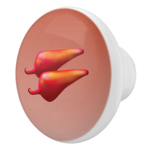 Bouton en céramique Red Chili Peppers