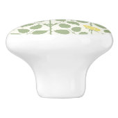 Bouton en céramique Rose (Côté)