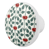 Bouton en céramique Rose (Droite)