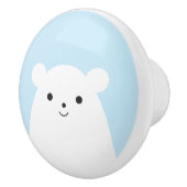 Bouton en céramique semi-transparent de tiroir (Droite)