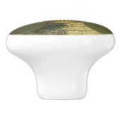 Bouton en céramique squelettique gothique (Côté)