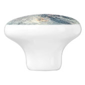 Bouton en céramique Terre et Feu / Tirer (Côté)