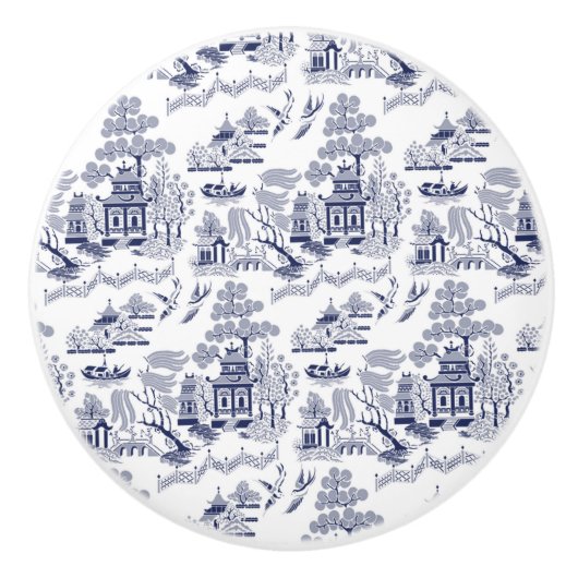 Bouton en céramique v1 de Cabinet de saule de (Devant)