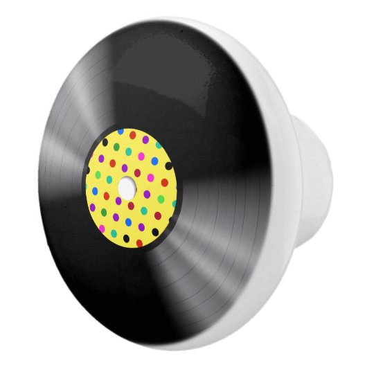 Bouton en céramique Vinyl Record (Droite)