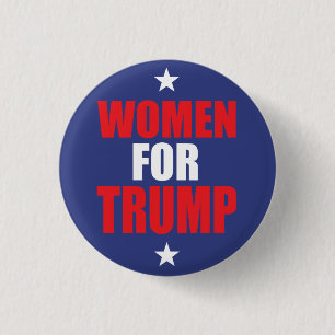 Bouton Femme Pour Trump Badge Pin