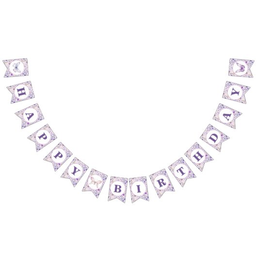 Bouton fleur sauvage Bannière Anniversaire Drapeau (Tout)