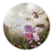 Bouton floral d'animaux d'oiseaux de colibri de (Devant)