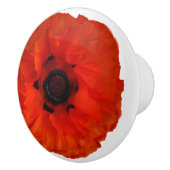 Bouton floral de traction de tiroir de pavot (Droite)