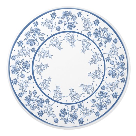 Bouton floral fait sur commande de tiroir de (Devant)