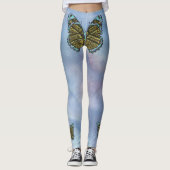 Bouton gravé 3 options Leggings (Devant)