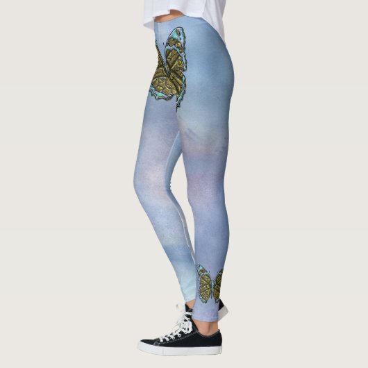 Bouton gravé 3 options Leggings (Gauche)