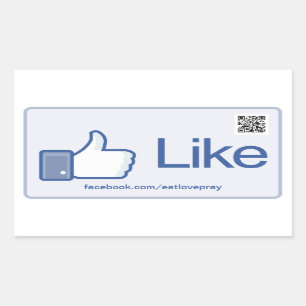 Bouton Like - autocollants promotionnels avec code