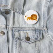 Bouton Lion de carton intelligent mignon Badge (En situation)