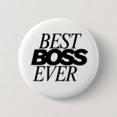 Bouton Meilleur Boss Jamais Bouton Badge | Apprent (Devant)