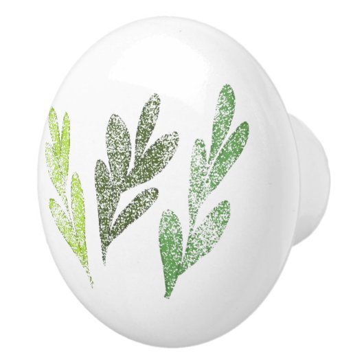 Bouton Motif feuille (Droite)