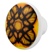 Bouton noir en céramique (Droite)