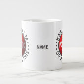 Bouton panique tasses personnalisées (Devant)