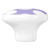 Bouton pourpre et blanc de meubles de point de (Côté)