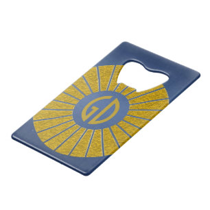 BOUTON ROUND RAYS or + votre monogramme