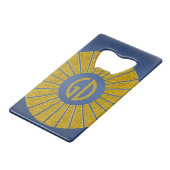 BOUTON ROUND RAYS or + votre monogramme (Dos Angle)