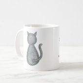 Bouton Snooze Chat Mug - Oeuvre originale (Devant gauche)