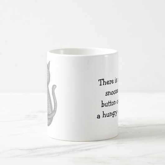 Bouton Snooze Chat Mug - Oeuvre originale (Centre)