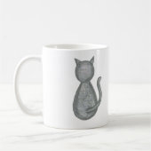 Bouton Snooze Chat Mug - Oeuvre originale (Gauche)