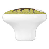 Bouton vintage de tiroir de Natif américain (Côté)