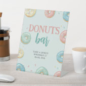 Boutons barre Cute Mint Green Baby shower Panneau  (In SItu)