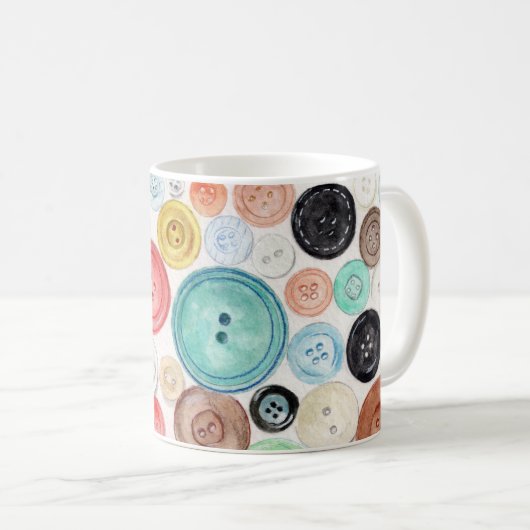 Boutons ! Conception sur une Mug / Coupe (Devant droit)