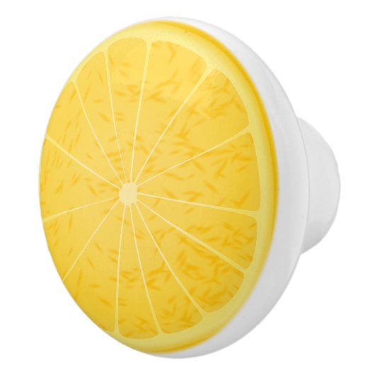 Boutons d'armoire jaune citron (Droite)