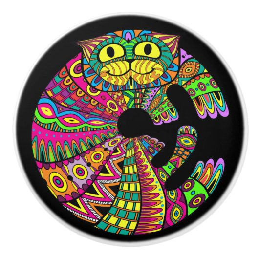 Boutons de chat colorés révisés (Devant)