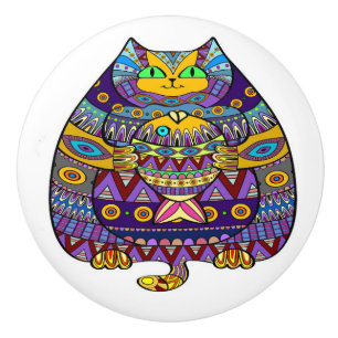 Boutons de chat colorés révisés