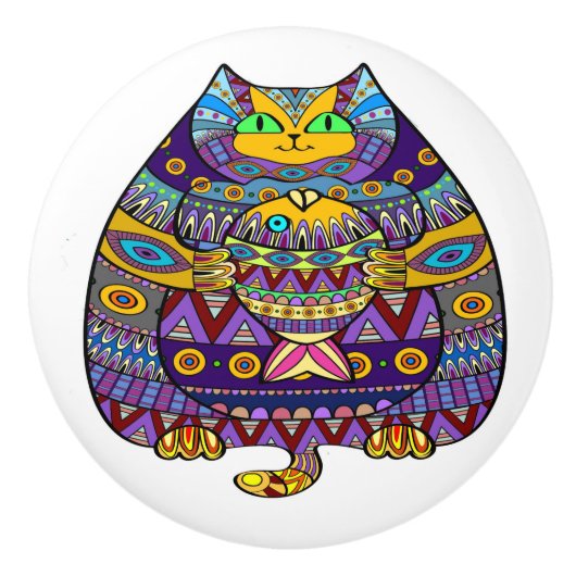 Boutons de chat colorés révisés (Devant)