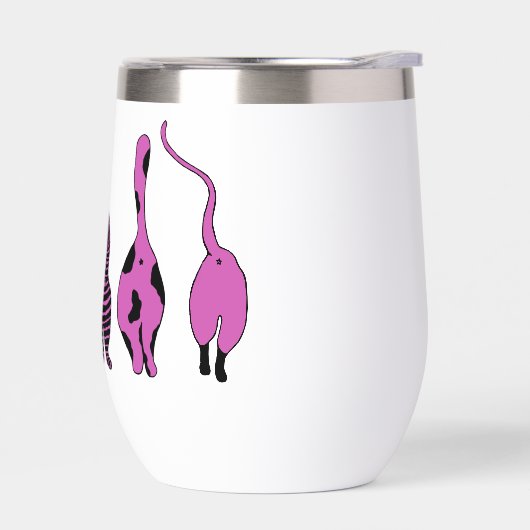 Boutons de chat violet (Gauche)