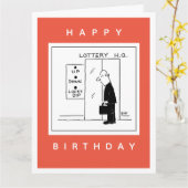 Boutons de levage à la loterie Carte de voeux plié (Fleur jaune)