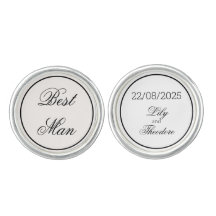 Lily - Élégant Groomsman Monochrome Best Man