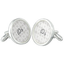Monogramme Motif dentelle Rococo