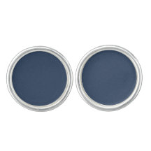 Stylish Blue Textured Pattern Elegant Cufflinks