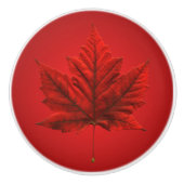 Boutons de porte de feuille d'érable du Canada (Devant)