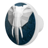 Boutons de porte/tiroir en céramique - Eléphant 3D (Droite)